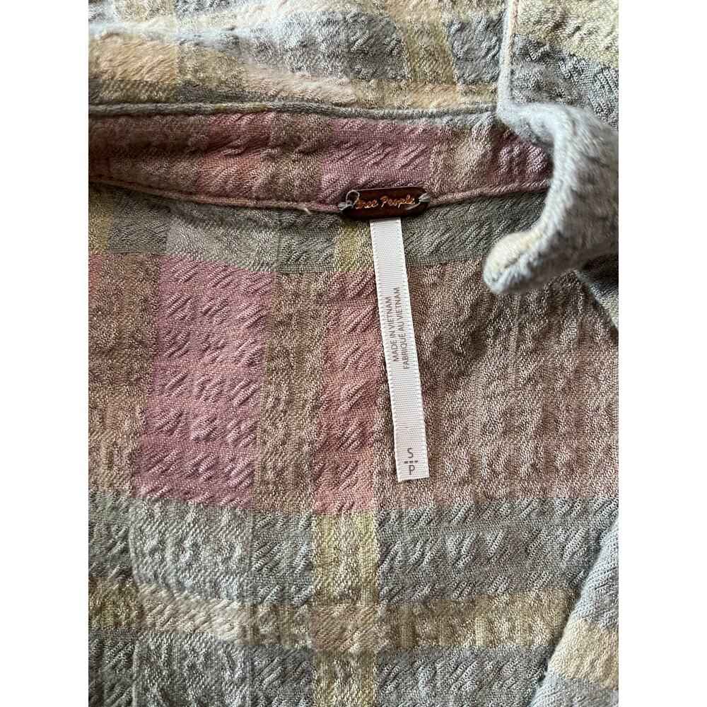 Free People "Kirby Plaid Ruffles" Dress - Picture 5 of 9